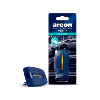 Ароматизатор воздуха автомобильный Areon Vent 7 Ocean жидкость на дефлектор Ароматизатор воздуха автомобильный Areon Vent 7 Ocean жидкость на дефлектор