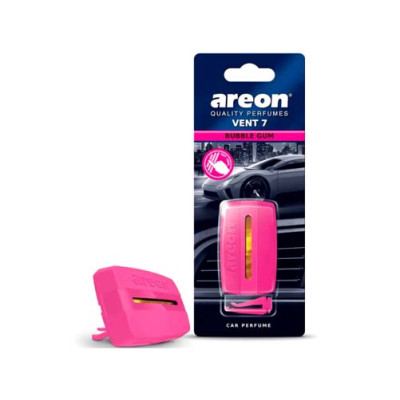 Ароматизатор воздуха автомобильный Areon Vent 7 Bubble Gum жидкость на дефлектор