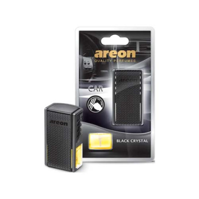 Ароматизатор воздуха автомобильный Areon Blister Black Crystal жидкость на дефлектор