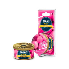 Ароматизатор воздуха автомобильный Areon KEN Blister Bubble Gum жестяная банка