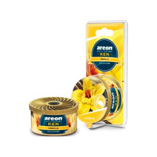 Ароматизатор воздуха автомобильный Areon KEN Blister Vanilla жестяная банка
