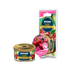 Ароматизатор воздуха автомобильный Areon KEN Blister Californian Cherry жестяная банка
