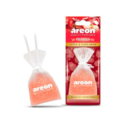 Ароматизатор воздуха автомобильный Areon PEARLS Apple&Cinnamon мешочек