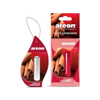 Ароматизатор воздуха автомобильный Areon Refreshment Liquid Apple&Cinnamon 5мл капсула
