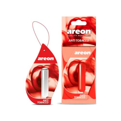 Ароматизатор воздуха автомобильный Areon Refreshment Liquid Anti Tobacco 5мл капсула