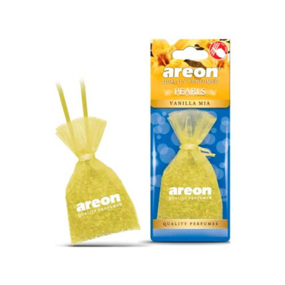 Ароматизатор воздуха автомобильный Areon PEARLS Vanilla Mia мешочек