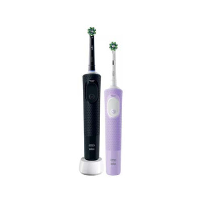 Набор электрических зубных щеток Oral-B Vitality Pro D103 Box Black/Lilac