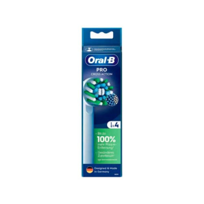 Комплект насадок для электрической зубной щетки Oral-B Pro CrossAction 4 шт