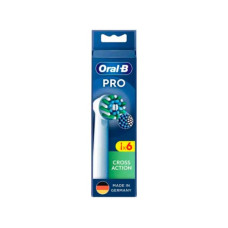 Комплект насадок для электрической зубной щетки Oral-B Pro CrossAction 6 шт