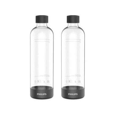 Бутылка для газирования Philips ADD911BK/10, Black, в уп.2шт, Объем 1л