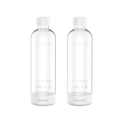 Бутылка для газирования Philips ADD911WH/10, White, в уп.2шт, Объем 1л