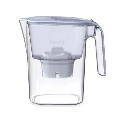 Фильтр-кувшин для воды Philips, Blue, объем 3,0л, Эл.таймер замены картриджа, Ресурс фильтра 200л