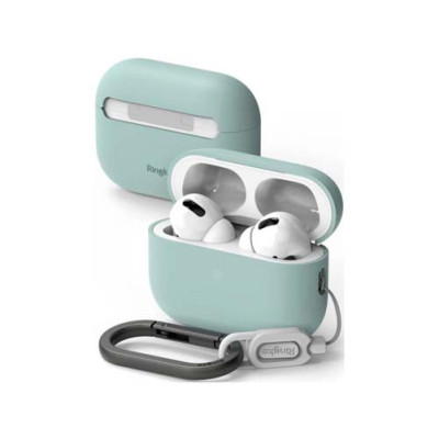 Чехол RINGKE SILICONE для APPLE AIRPODS PRO 1 / 2 SEAFOAM