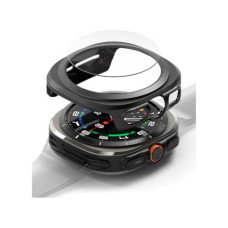 Чехол с защитным стеклом RINGKE SLIM & TEMPERED GLASS для GALAXY WATCH ULTRA (47 MM) TITANIUM BLACK