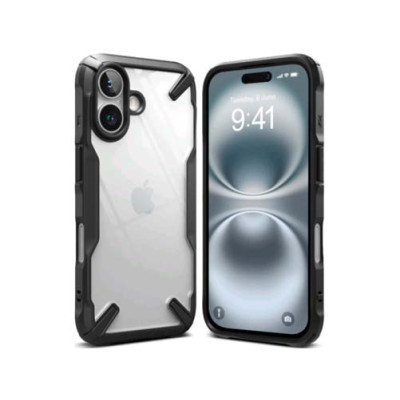 Чехол RINGKE FUSION X для IPHONE 16 BLACK