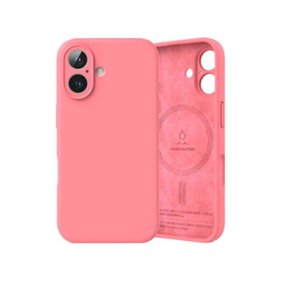Чехол RINGKE SILICONE MAGNETIC MAGSAFE для IPHONE 16 PINK