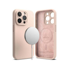 Чехол RINGKE SILICONE MAGNETIC MAGSAFE для IPHONE 16 PRO PINK SAND