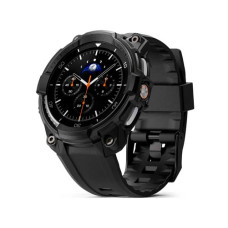 Ремешок с чехлом RINGKE Rugged Gear для Galaxy Watch 8 Classic 46mm ALL BLACK