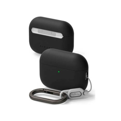 Чехол RINGKE Silicone для AirPods Pro 3 BLACK