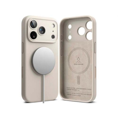 Чехол RINGKE SILICONE MAGNETIC для iPhone 17 Pro Max STONE