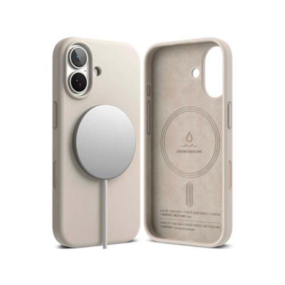 Чехол RINGKE SILICONE MAGNETIC для iPhone 17 STONE Чехол RINGKE SILICONE MAGNETIC для iPhone 17 STONE