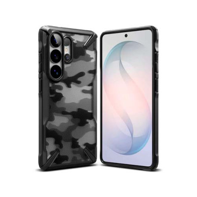 Чехол RINGKE FUSION X для Galaxy S26 Ultra CAMO BLACK