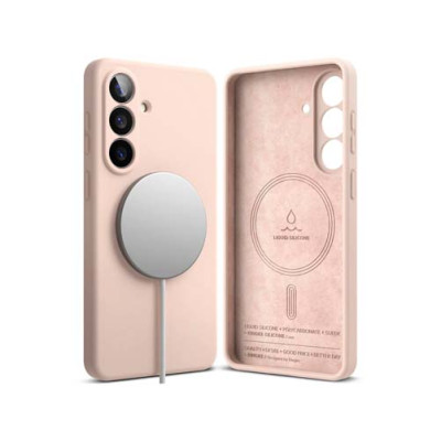 Чехол RINGKE SILICONE MAGNETIC для Galaxy S26 Plus PINK SAND