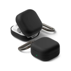Чехол RINGKE Silicone для Galaxy Buds 4 / 4 Pro BLACK Чехол RINGKE Silicone для Galaxy Buds 4 / 4 Pro BLACK