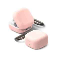 Чехол RINGKE Silicone для Galaxy Buds 4 / 4 Pro PINK SAND Чехол RINGKE Silicone для Galaxy Buds 4 / 4 Pro PINK SAND