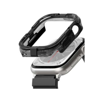 Чехол RINGKE Ringke Fusion Bumper для Apple Watch 9/8/7 45mm, SE3/SE2/SE/6/5/4 44mm BLACK Чехол RINGKE Ringke Fusion Bumper для Apple Watch 9/8/7 45mm, SE3/SE2/SE/6/5/4 44mm BLACK