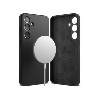 Чехол RINGKE SILICONE MAGNETIC для Galaxy S24 BLACK Чехол RINGKE SILICONE MAGNETIC для Galaxy S24 BLACK