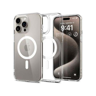 Чехол SPIGEN ULTRA HYBRID MAG MAGSAFE для IPHONE 15 PRO MAX WHITE