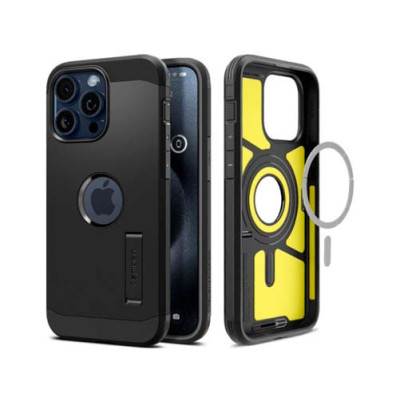 Чехол SPIGEN TOUGH ARMOR MAG MAGSAFE для IPHONE 15 PRO MAX BLACK