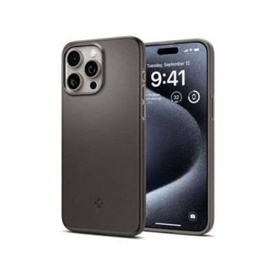 Чехол SPIGEN THIN FIT для IPHONE 15 PRO GUNMETAL