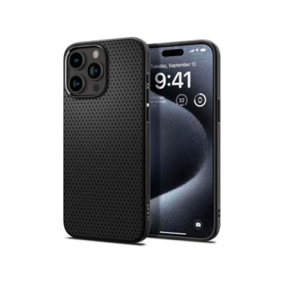 Чехол SPIGEN LIQUID AIR для IPHONE 15 PRO MATTE BLACK