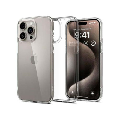 Чехол SPIGEN ULTRA HYBRID для IPHONE 15 PRO CRYSTAL CLEAR