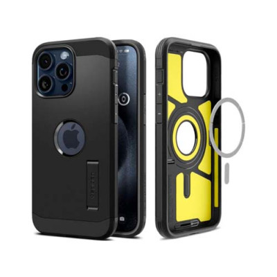 Чехол SPIGEN TOUGH ARMOR MAG MAGSAFE для IPHONE 15 PRO BLACK
