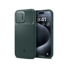 Чехол SPIGEN OPTIK ARMOR MAG MAGSAFE для IPHONE 15 PRO ABYSS GREEN
