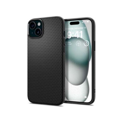 Чехол SPIGEN LIQUID AIR для IPHONE 15 MATTE BLACK