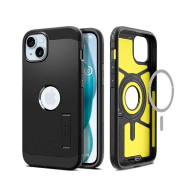 Чехол SPIGEN TOUGH ARMOR MAG MAGSAFE для IPHONE 15 BLACK