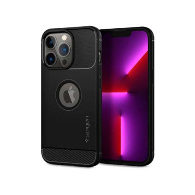 Чехол SPIGEN RUGGED ARMOR для IPHONE 13 PRO MATTE BLACK
