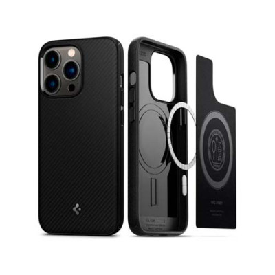 Чехол SPIGEN MAG ARMOR MAGSAFE для IPHONE 13 PRO MATTE BLACK