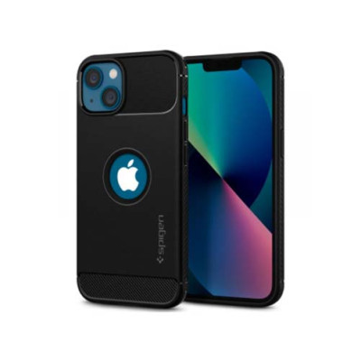 Чехол SPIGEN RUGGED ARMOR для IPHONE 13 MATTE BLACK