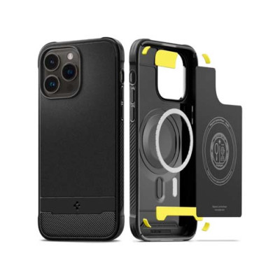 Чехол SPIGEN RUGGED ARMOR MAG MAGSAFE для IPHONE 14 PRO MATTE BLACK