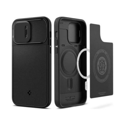 Чехол SPIGEN OPTIK ARMOR MAG MAGSAFE для IPHONE 14 PRO BLACK