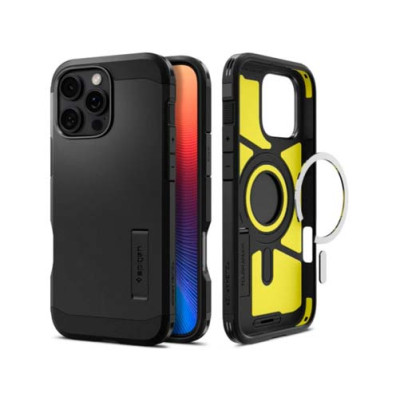 Чехол SPIGEN TOUGH ARMOR MAG MAGSAFE для IPHONE 16 PRO MAX BLACK