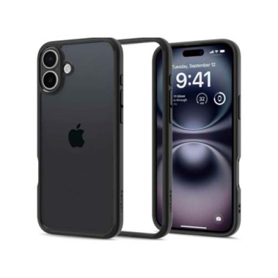 Чехол SPIGEN ULTRA HYBRID для IPHONE 16 PLUS MATTE BLACK