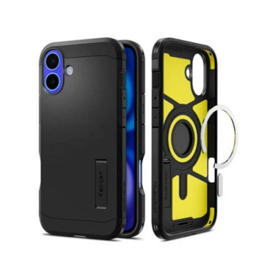 Чехол SPIGEN TOUGH ARMOR MAG MAGSAFE для IPHONE 16 PLUS BLACK