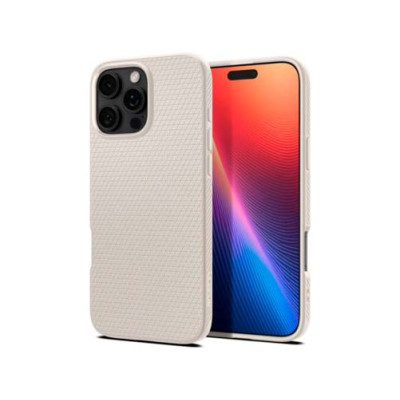 Чехол SPIGEN LIQUID AIR для IPHONE 16 PRO NATURAL TITANIUM