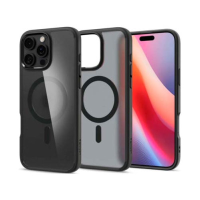 Чехол SPIGEN ULTRA HYBRID MAG MAGSAFE для IPHONE 16 PRO FROST BLACK